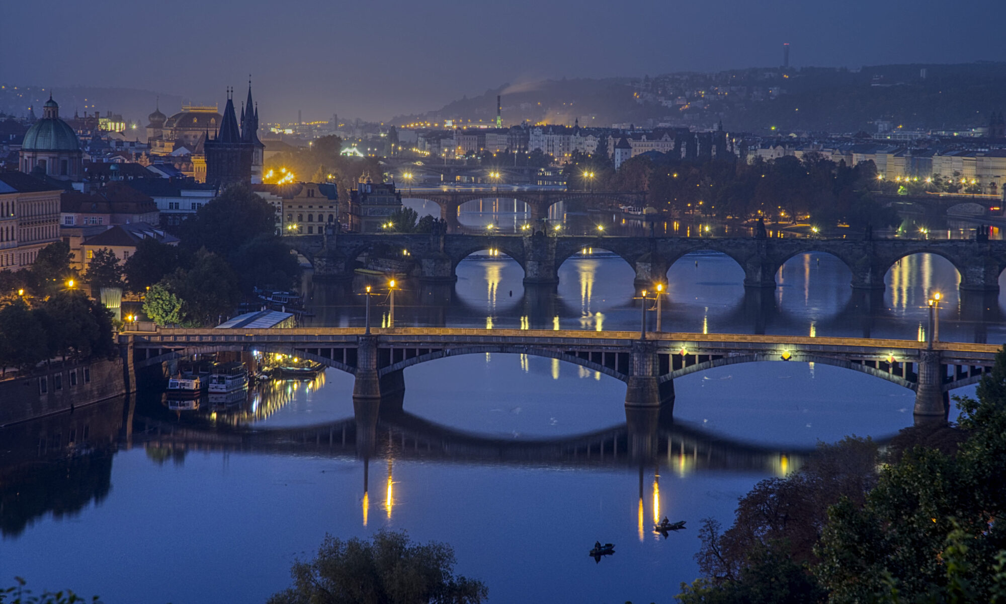 blaue Stunde in Prag